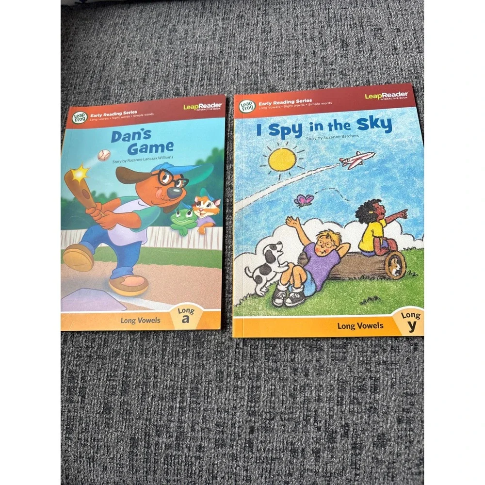 LeapFrog LeapReader Early Reading Series Phonics Book Set 10 Books Vowels Sight